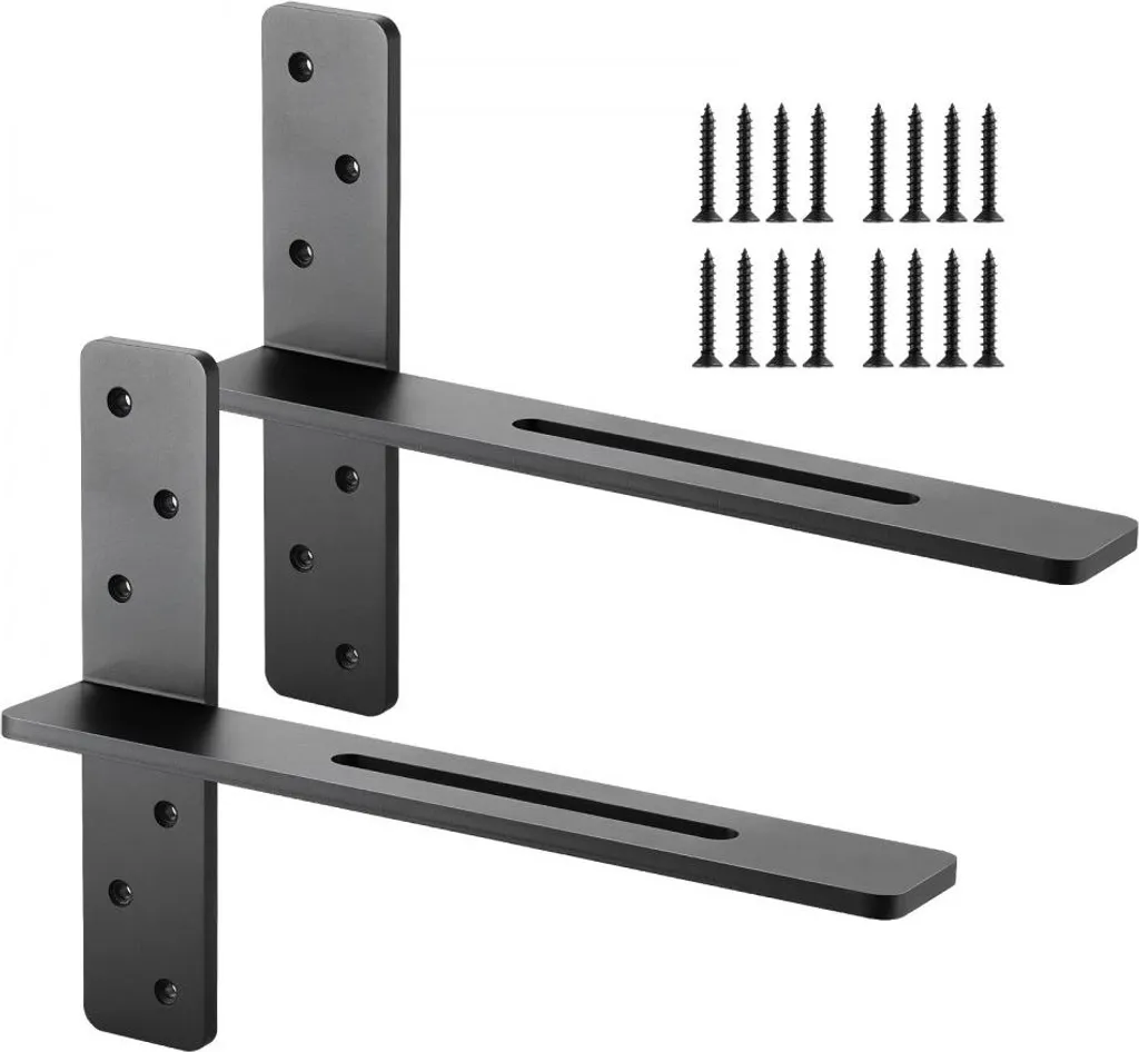 Support étagère atelier 406mm pour charges lourdes et plan de travail
