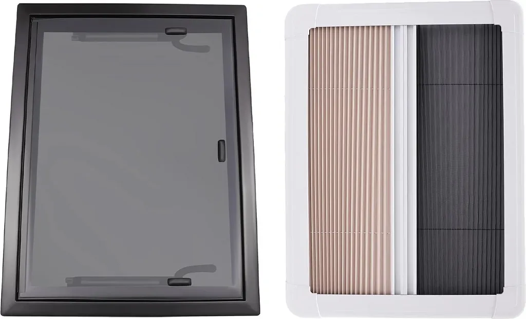 Fenêtre RV en Aluminium avec Moustiquaire et Système de Projection Intégré