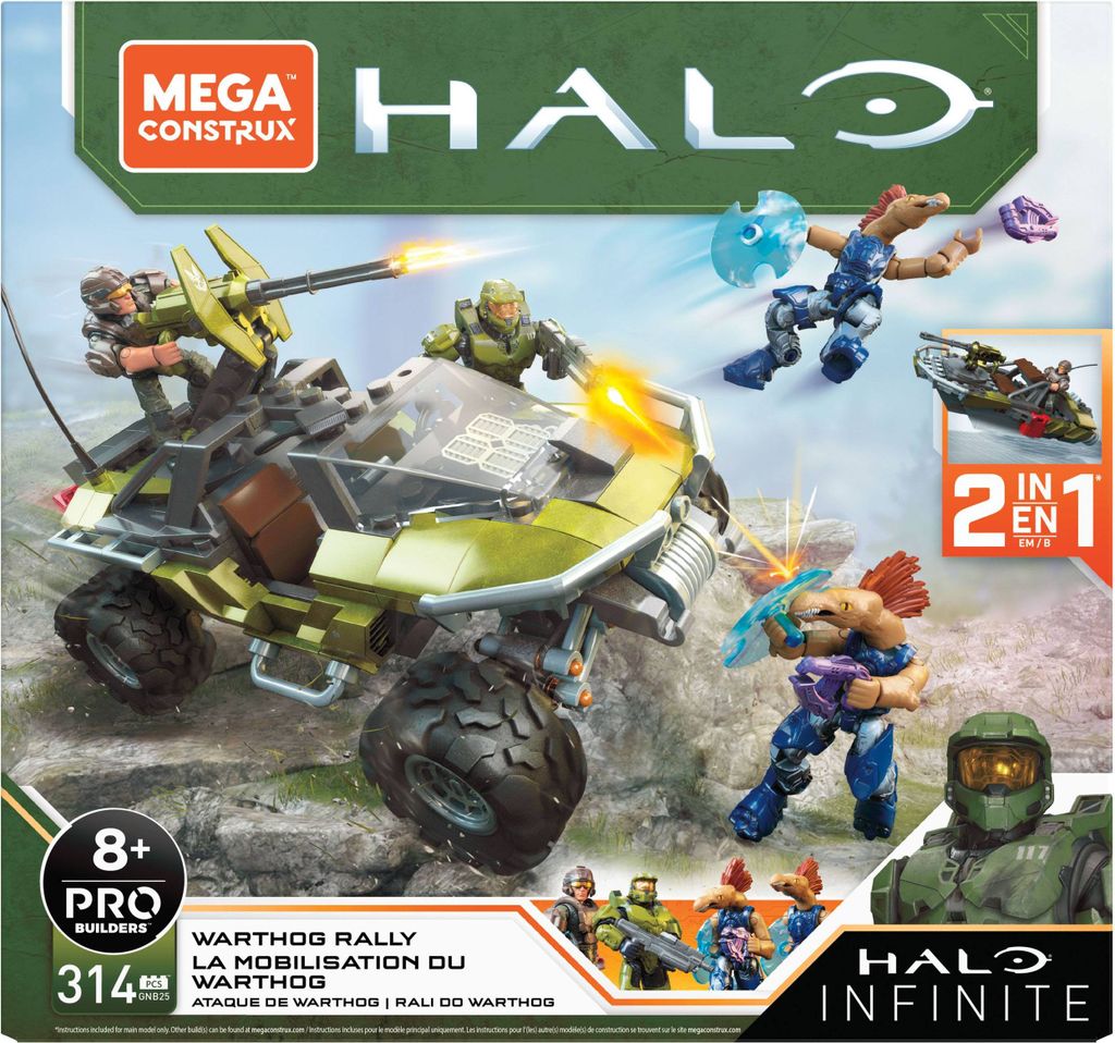 Halo Infinite Mega Construx Warthog Rally Obrázek produktu 