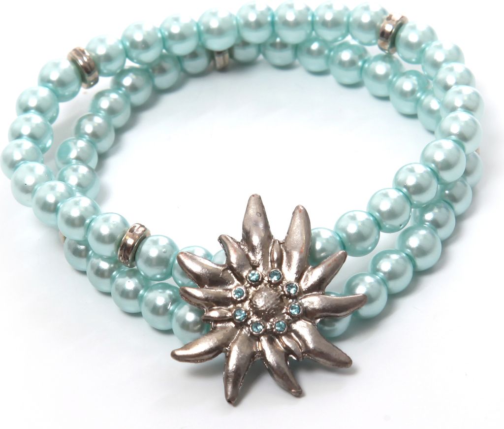 Trachtenarmband Alea mit Edelweiß von collezione alessandro