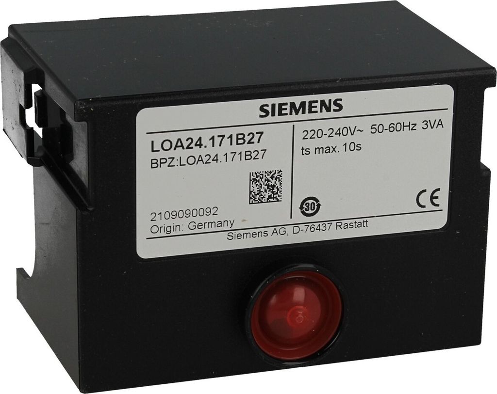 Siemens Ölfeuerungsautomat LOA24.171 B27 Steuergerät f. Produktbild 