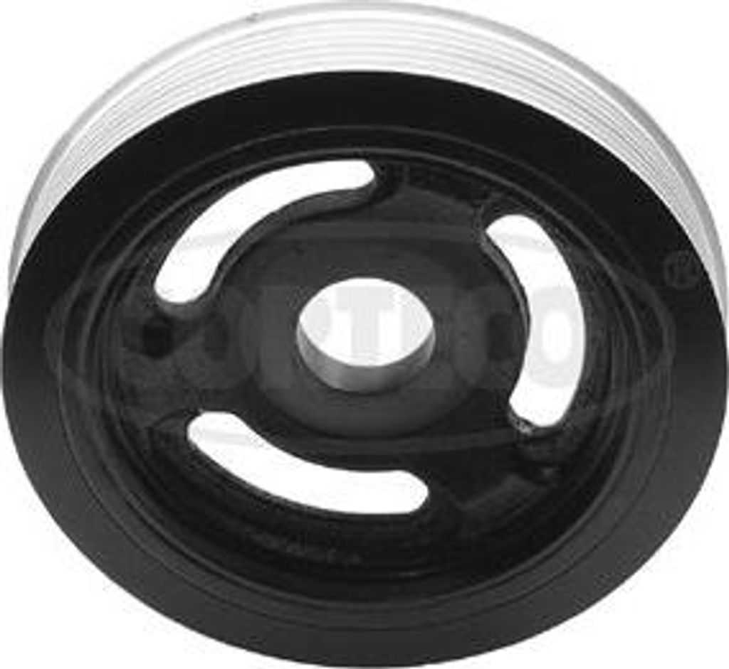 CORTECO 80000682 Riemenscheibe, Kurbelwelle OE 0515T3 kompatibel mit Berlingo, C-Elysee, C2, C3, C4, C4er, C5, DS3, DS4, DS5, Jumpy, Nemo, Xsara, S...