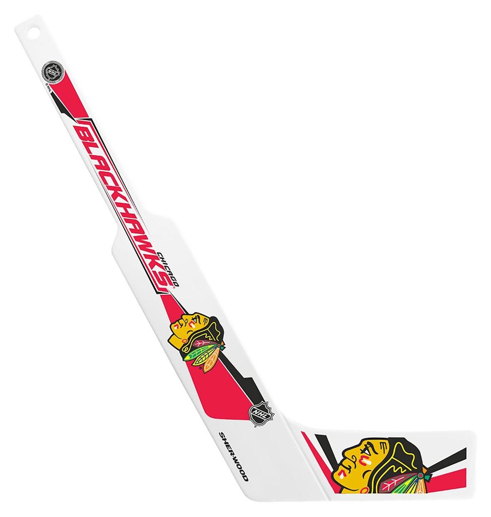 Mini Torwart-Schläger Plastik NHL Chicago Blackhawks