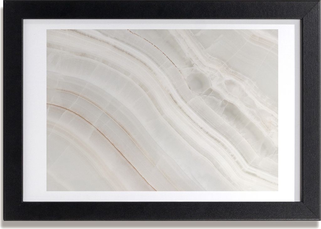 Bild 30x20 MDF-Rahmen, Wandkunst Marmor Textur