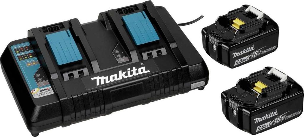 Makita - Caricabatterie 2 x - Li-Ion - 5 mAh - Carica 2 Immagine del prodotto 