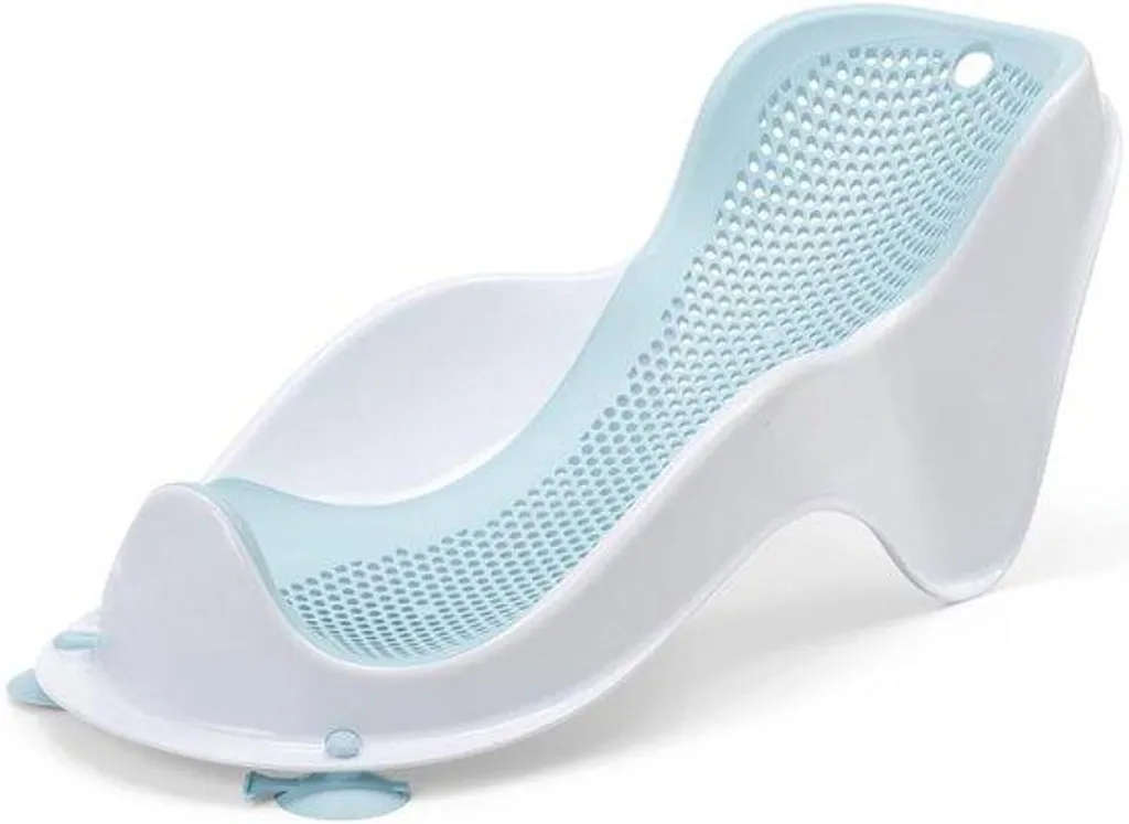 Baignoire nourrisson grise motif Amitié pour bébé de 0 à 6 mois