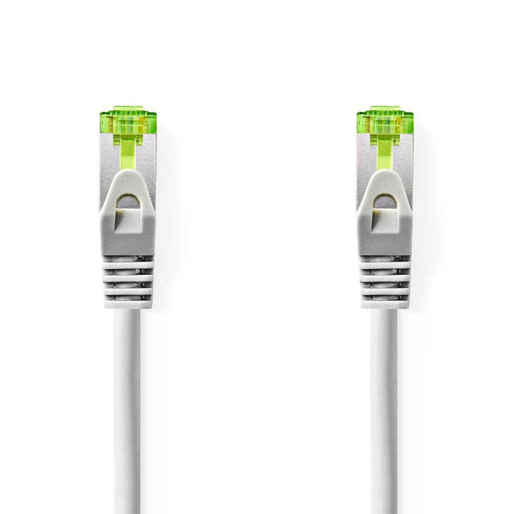 Nedis CAT7-Netzwerkkabel - S/FTP - RJ45 Stecker - RJ45 Stecker - 3.00 m - Snagless - Rund - LSZH - Grau - Label