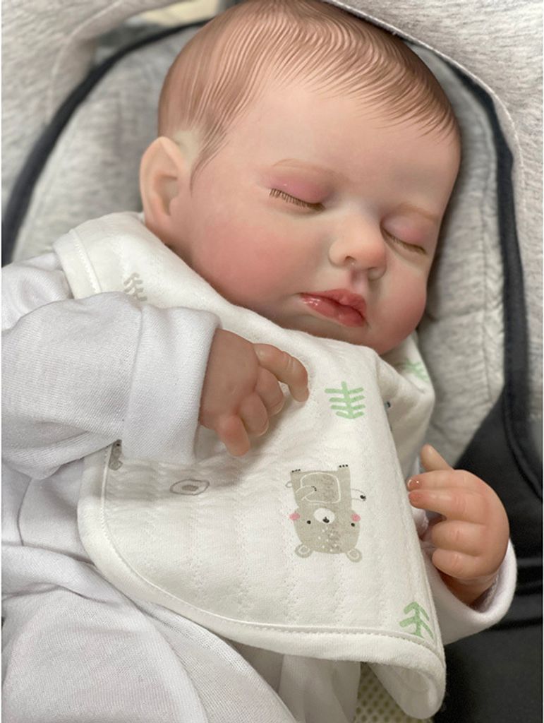 lalka noworodek Loulou 48 cm, już ukończona lalka reborn, Zdjęcie produktu 
