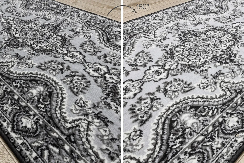 Tapis Long BCF MORAD Spring 70x320 cm - Texture Résistante Rose et Gris