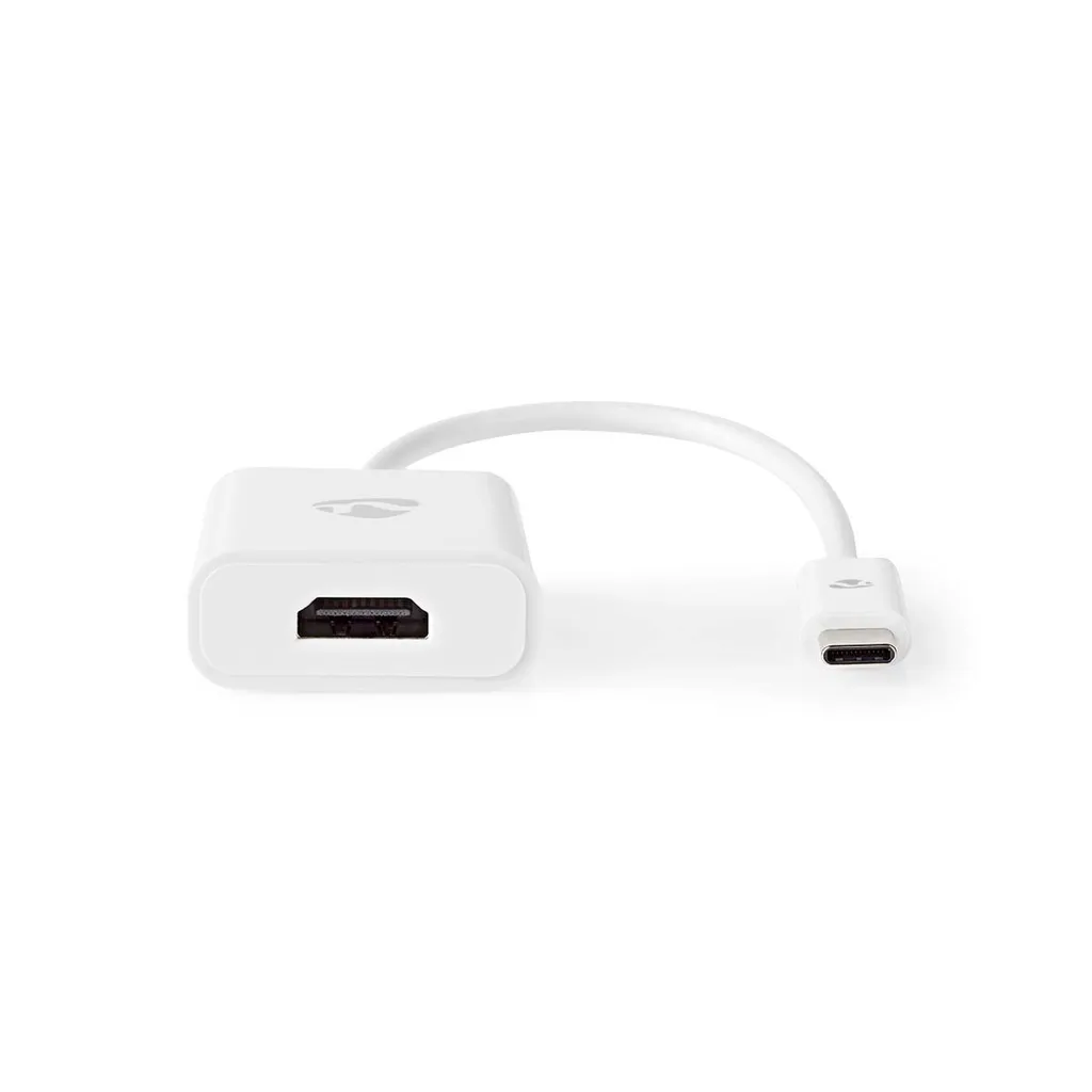 Adaptateur Nedis USB-C vers HDMI 4K 30Hz - USB 3.2 Gen 1 - Blanc 0.2m