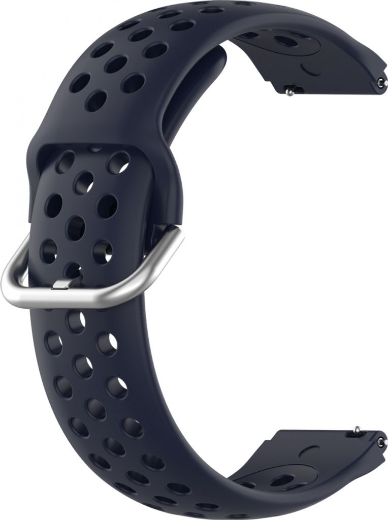 BStrap Silicone Dots Armband für Garmin Venu 2S, dark blue