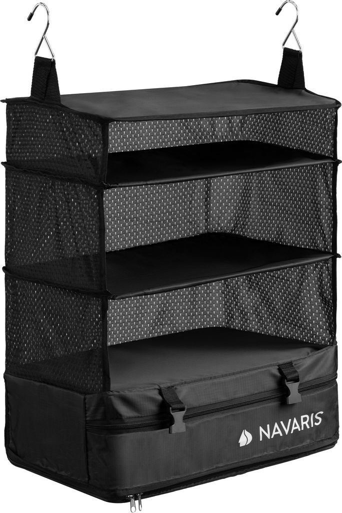 Navaris Koffer Organizer hängend - Compression Packing Produktbild 