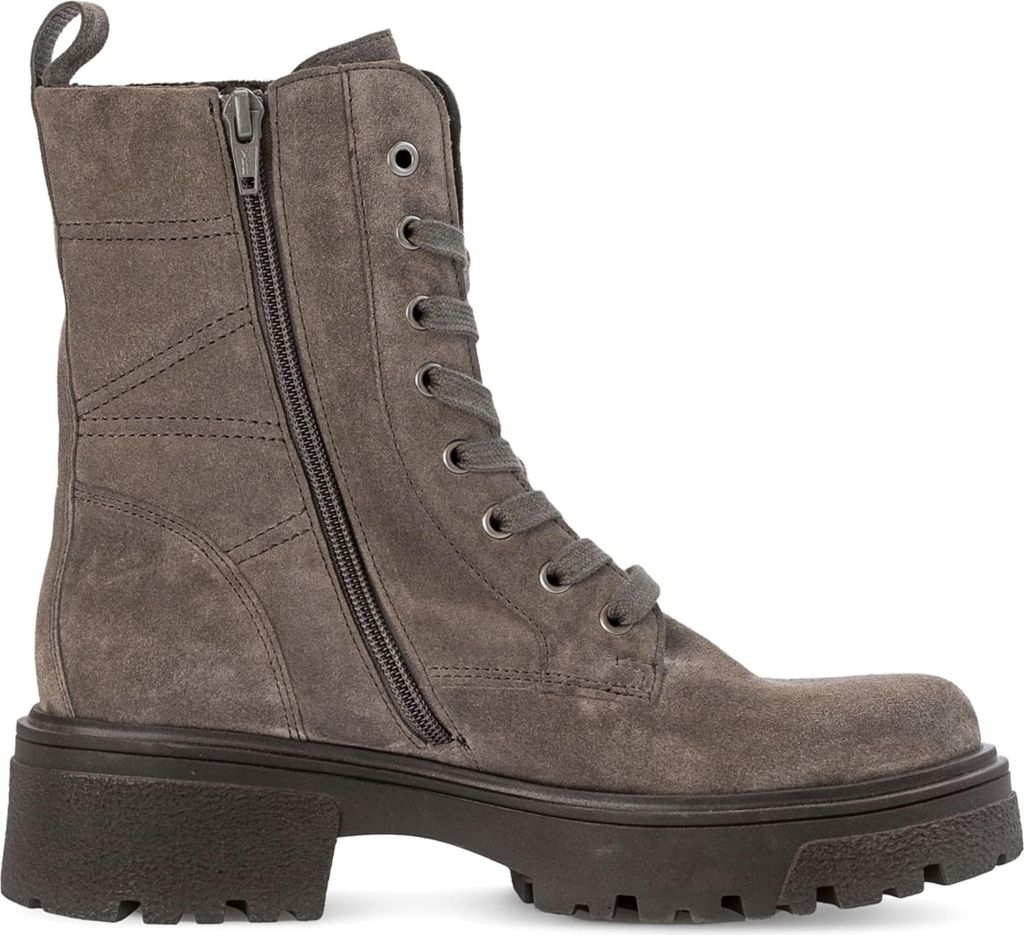 Gabor Boots 1.760, Rauleder, Grau, Damen