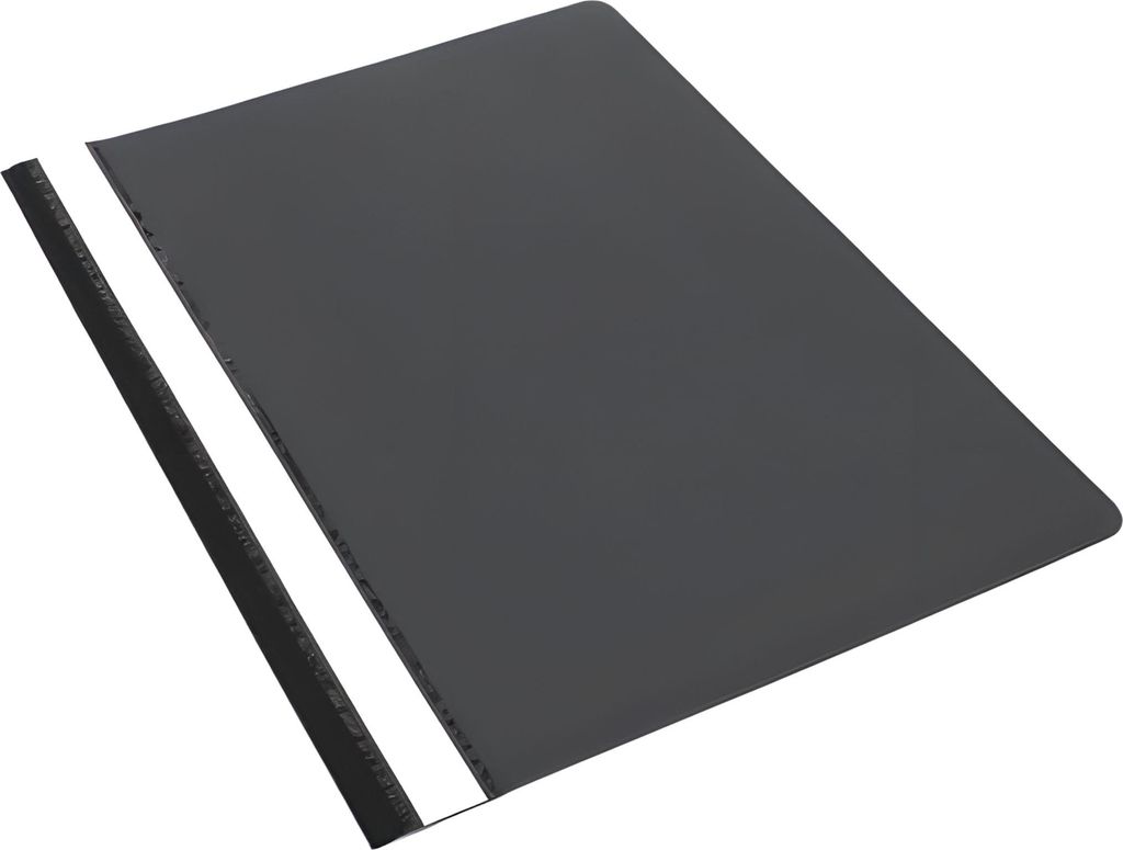 Pantaplast 10 Stück Hefter A4 schwarz Schnellhefter Flachordner Ordner Mappe