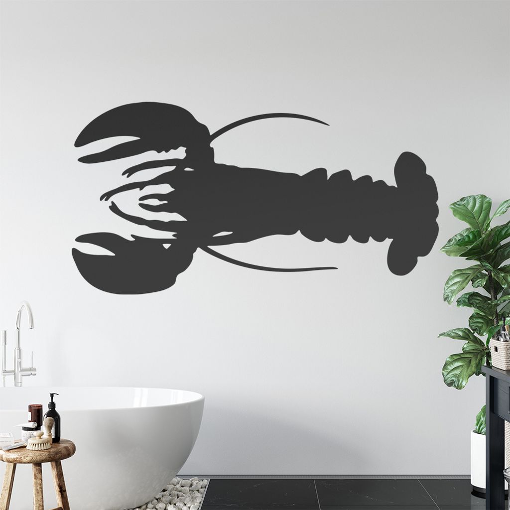 KIWISTAR Krebs - Sternzeichen Krabbe Meer Wandtattoo in 6 Größen - Wandaufkleber Wall Sticker - Dekoration, Küche, Wohnzimmer, Schlafzimmer, Bad...