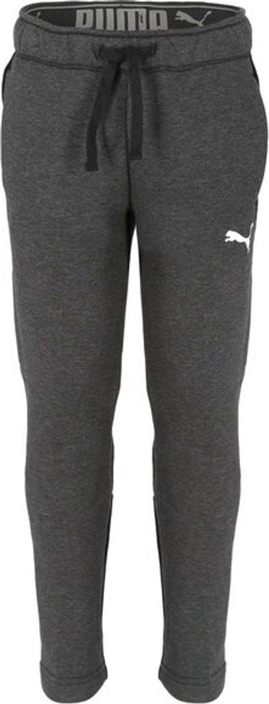 Kinder-Trainingsanzüge Puma Sweat Pants Dark Grey Heather Junior Black