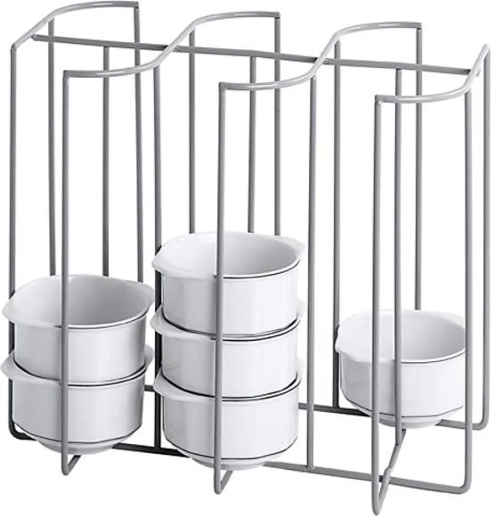 Support vertical pour service de soupe, bols ø 107 mm, hauteur pro 295 mm