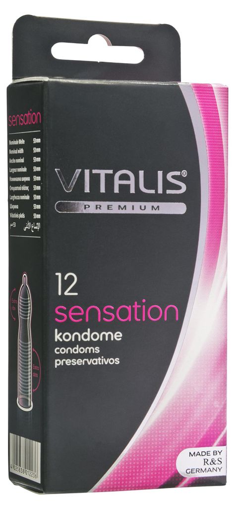 Vitalis sensation, 12er Pack Kondome, 12 Stück