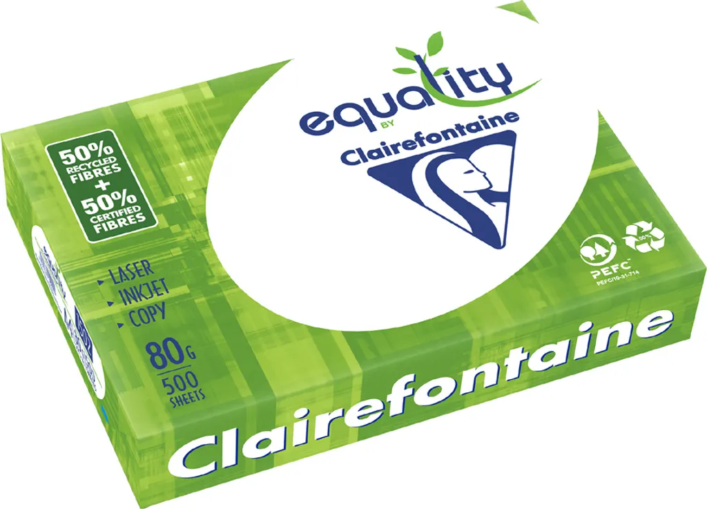 Papier A4 Clairalfa Equality anti-bourrage 80g pour imprimante et copieur