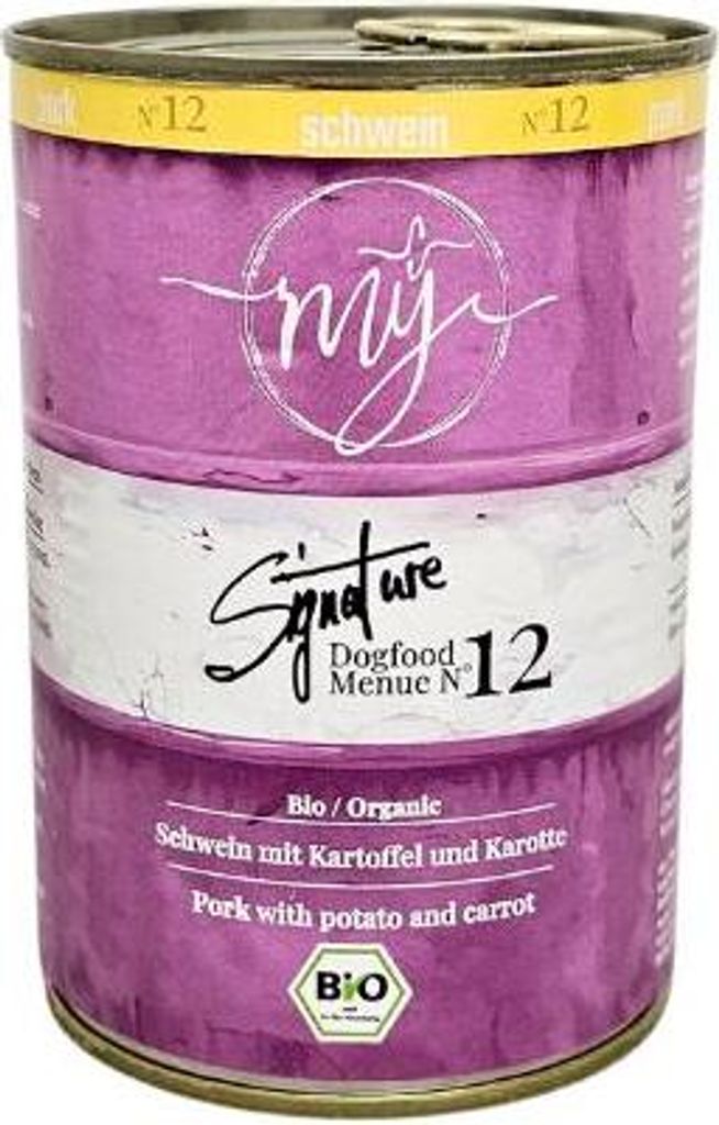 My Bio Schwein mit Kartoffel und Karotte 410g mÿ Nassfutter Produktbild 