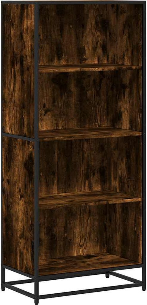 Bücherregal Räuchereiche 60x35x139 cm Holzwerkstoff