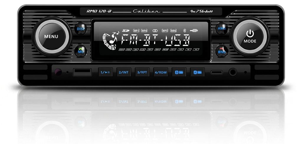 Caliber Autoradio - Retro mit Bluetooth® Technologie - USB Produktbild 