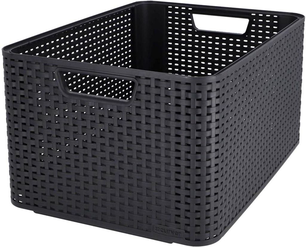 Curver Style Opbergmand 30L Antraciet Produktbild 