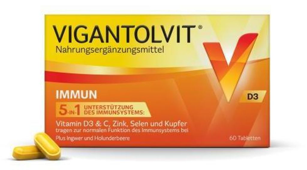 Vigantolvit Immun Filmtabletten 60 St Produktbild 