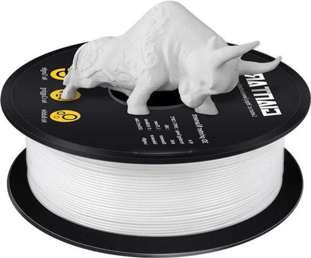Consommable Impression 3D Filament Blanc 1.75mm, Bobine de 1kg Pro