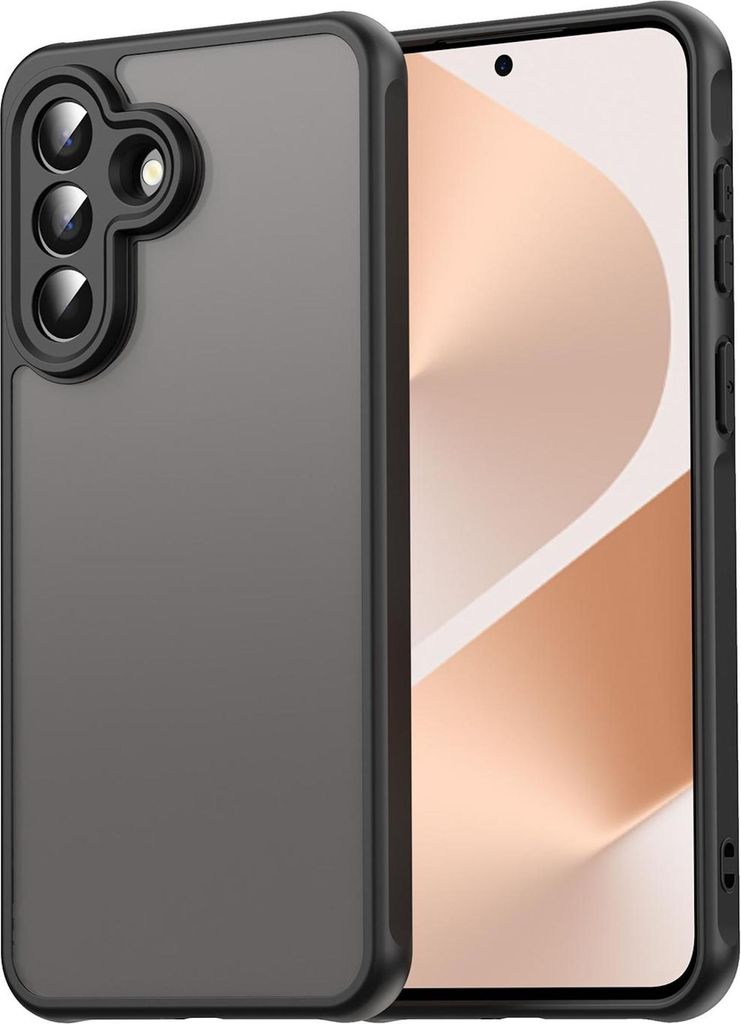 Hülle für Samsung Galaxy A57 5G Case Schutzhülle Matt Schwarz Stoßfest Slim