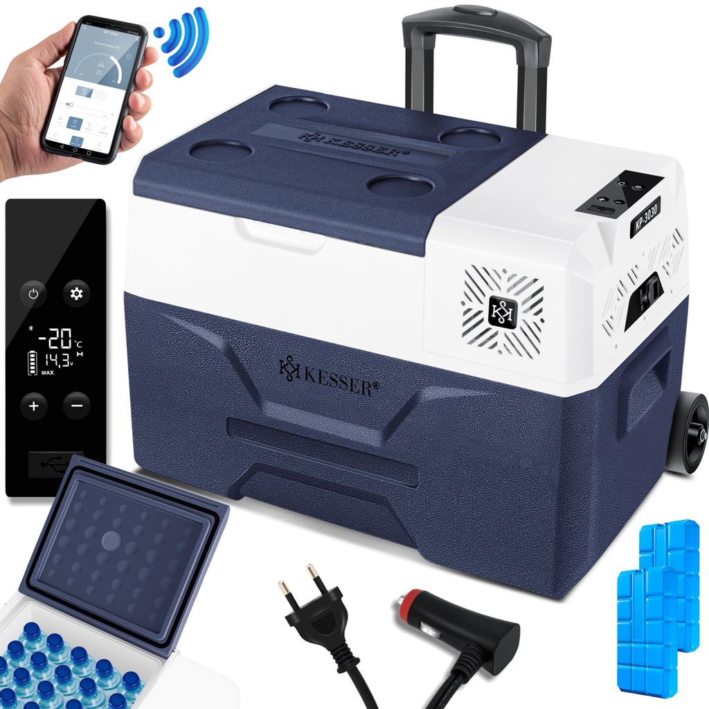 KESSER® Kompressor Kühlbox elektrisch Gefrierbox, Mit Produktbild 