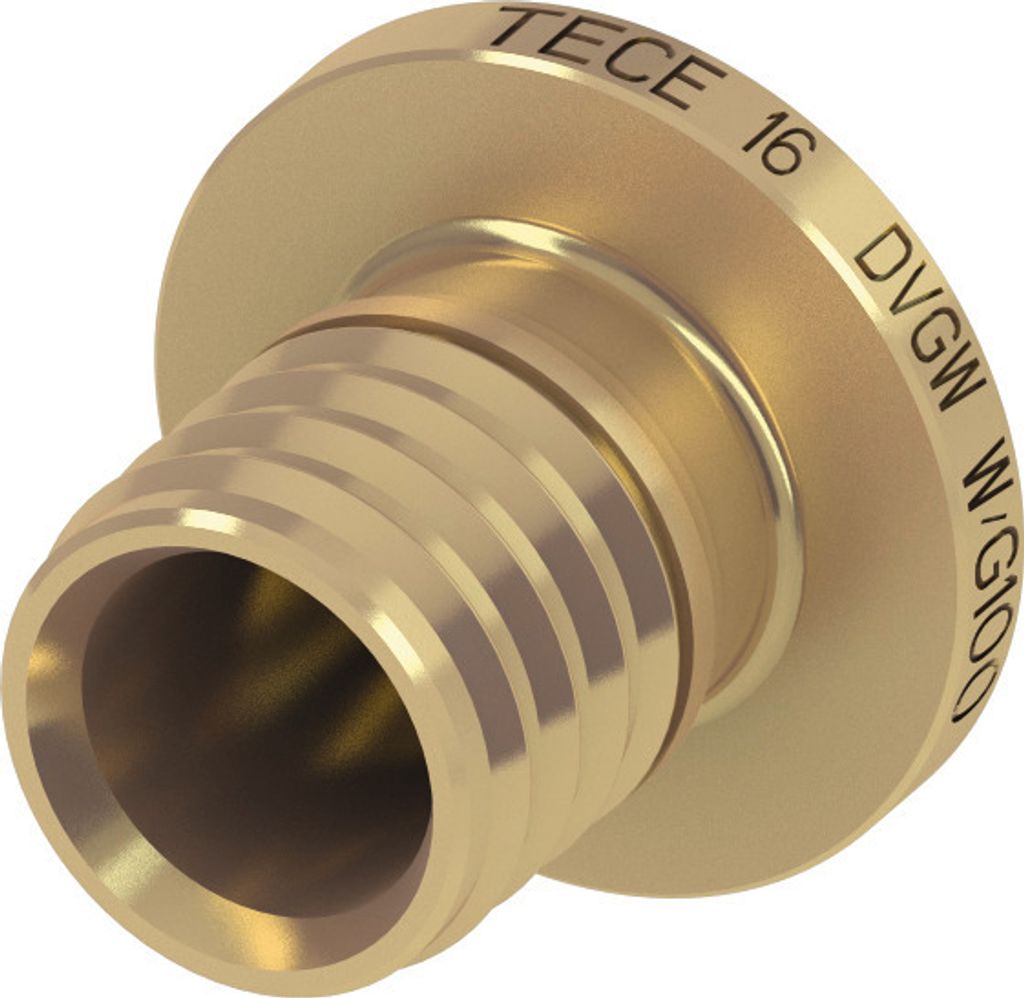 TECEflex Endstopfen Standard Messing 16mm (Nr. 765116) Produktbild 