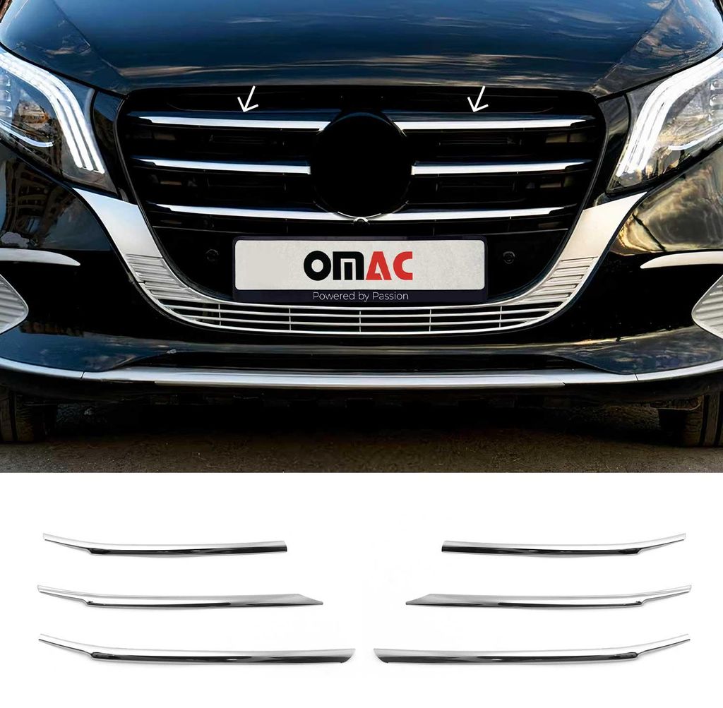 Moulure de Grille de Calandre pour Mercedes Vito W447 Image du produit 