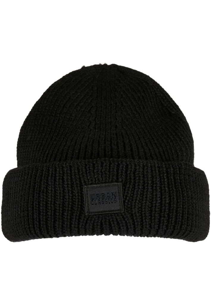 Urban Classics TB4583 | Knitted Wool Beanie One Size - Farbe: Black - Größe: One Size