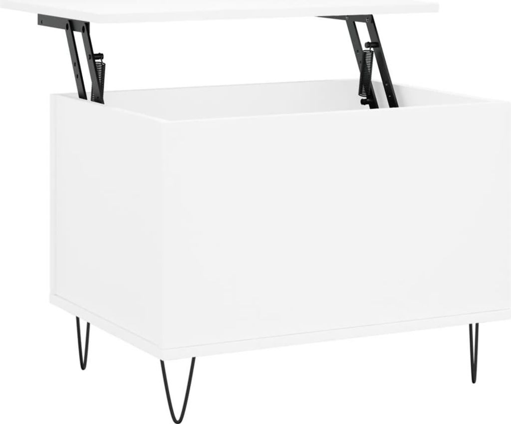 vidaXL Couchtisch Weiß 60x44,5x45 cm Holzwerkstoff Produktbild 