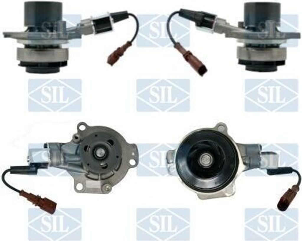 Saleri SIL Kühlmittelpumpe Wasserpumpe für VW Golf VII Schrägheck (5G1, BQ1, BE1, BE2) PA1566V