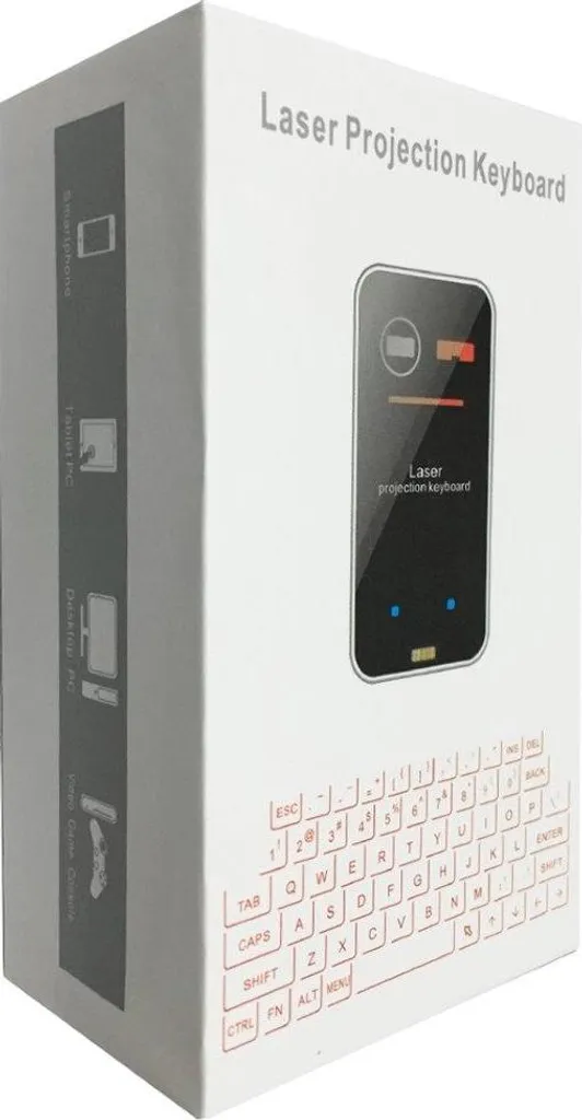 Clavier laser sans fil noir projection virtuelle Bluetooth pour tablette - 4