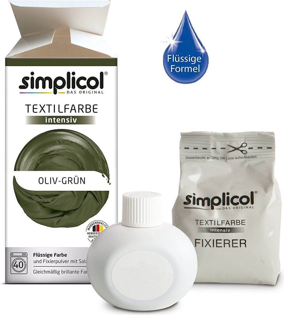Simplicol textilní barvivo intenzivní vše v 1 v olivově Obrázek produktu 9
