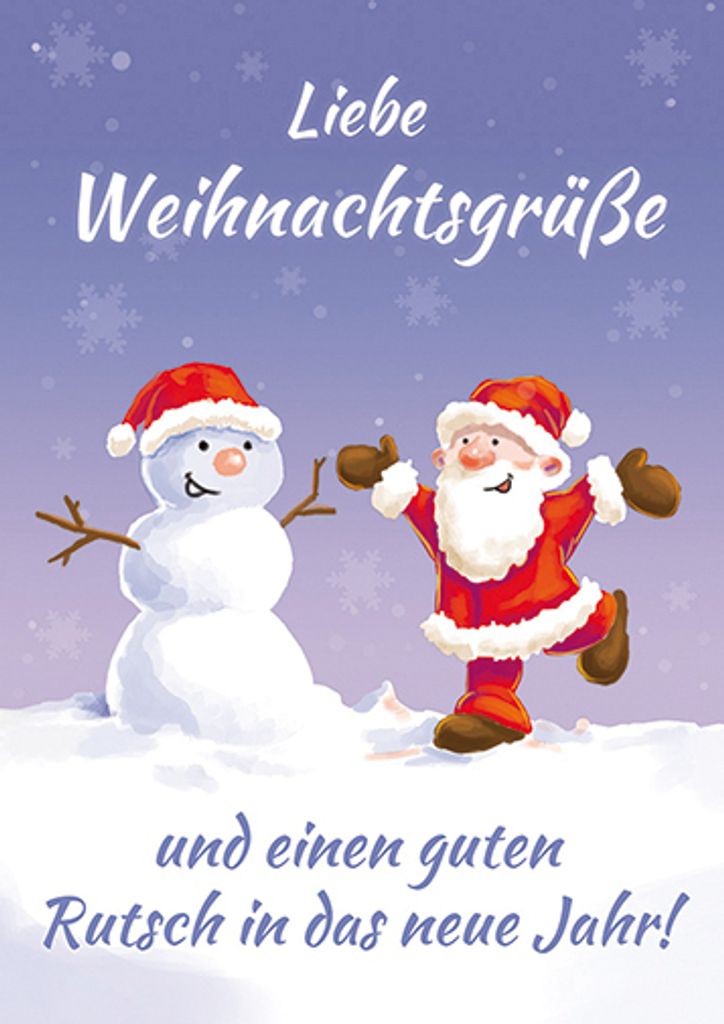 Weihnachten  Glückwunschkarte im Format 115 x 17cm mit Produktbild 