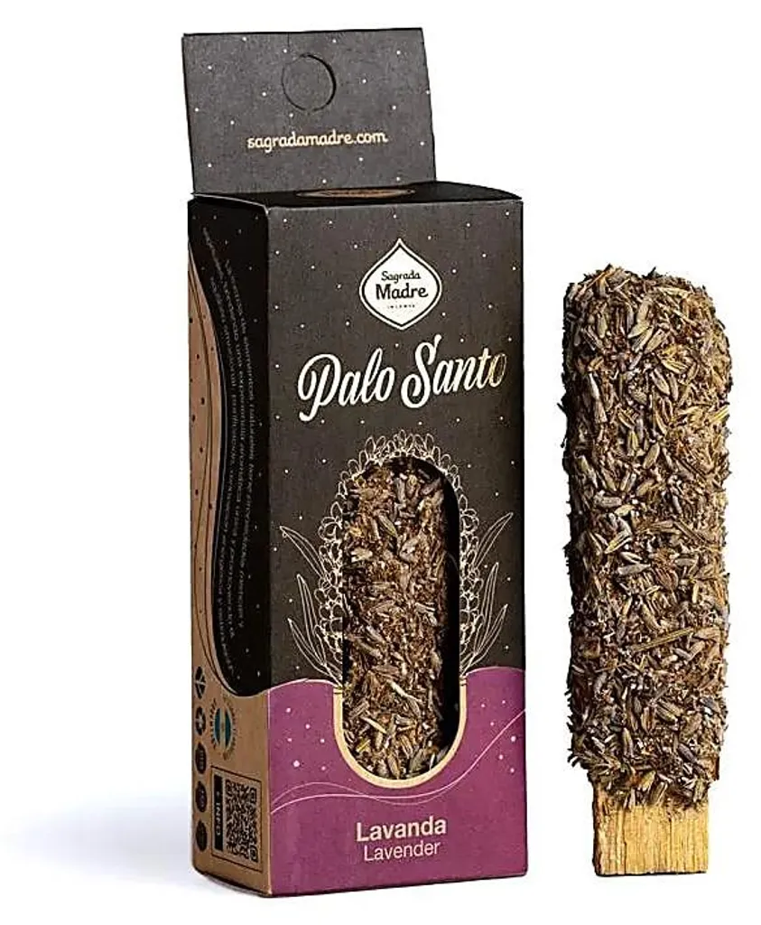 Bâtons Palo Santo et Lavande 20g Sagrada Madre - 100% Naturel et Artisanal