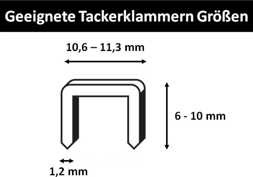 Hammertacker Dachdecker Tacker Klammern Typ 53 Rapid Hammertacker Hammertacker Schlagtacker Tacker Rapid R19, Incl. 5000 Klammern 6 Mm Tacker Für Holz Stanley Tacker Schlagtacker Dachdecker