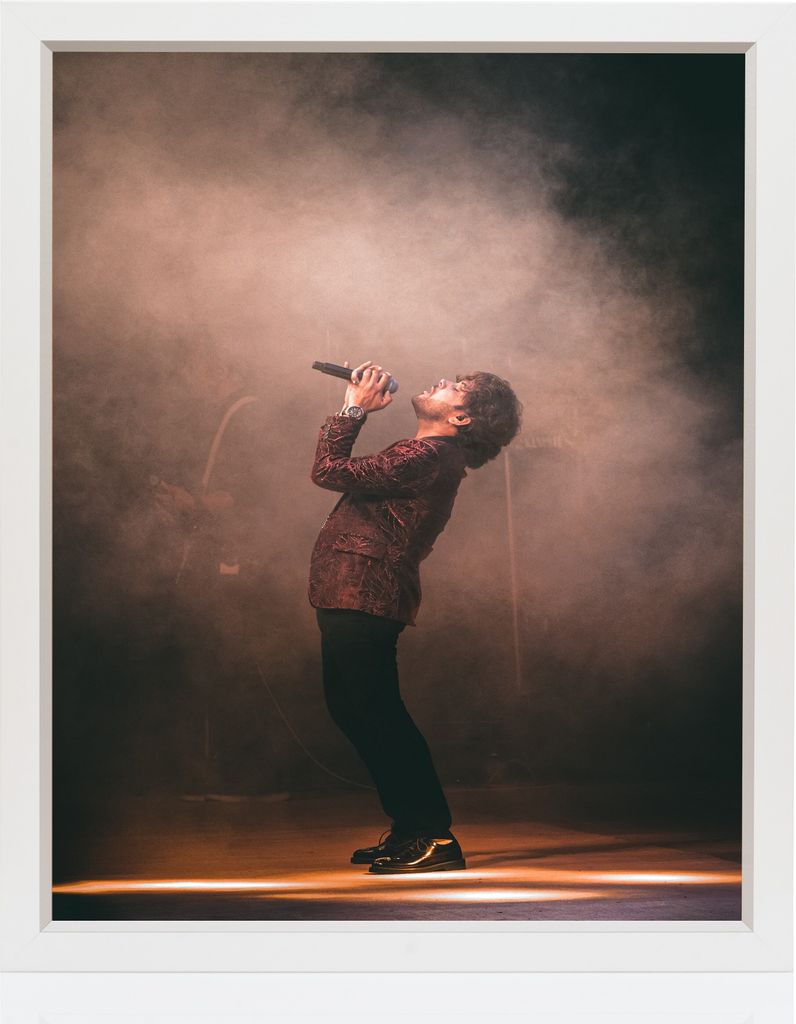 Bilderrahmen Foto Poster Rahmen New Eleganz Holz MDF Weiß-Silber 60x80 cm