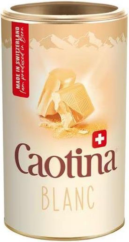 Caotina Kakaopulver Blanc 500 g – Weiße Trinkschokolade Premium Schweiz
