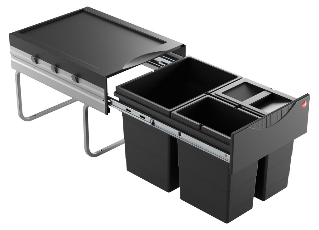 Collecteur de déchets Hailo 3642531 Raumspar-Tandem 2x 8,5 Image du produit 
