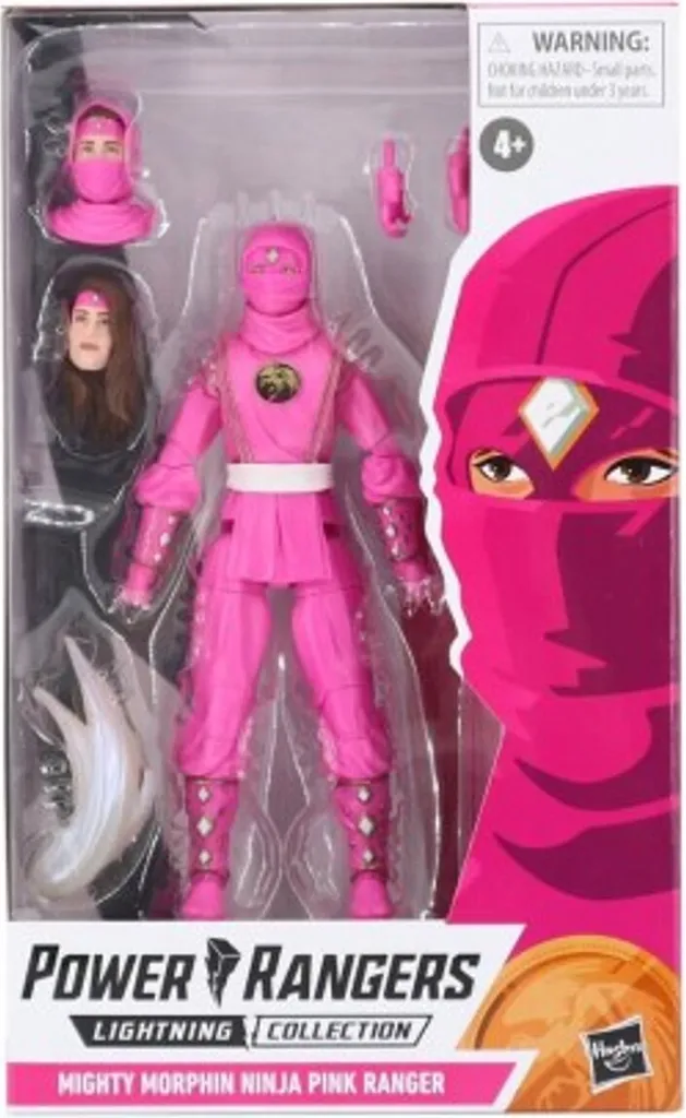 Figurine Power Rangers Mighty Morphin Ninja Ranger Pink Lightning Collection
