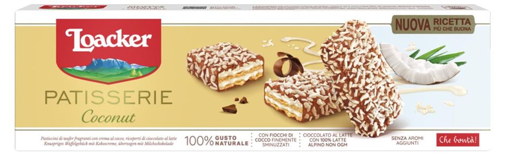 Loacker Gran Pasticceria Kokosové oplatky s kokosovým Obrázek produktu 
