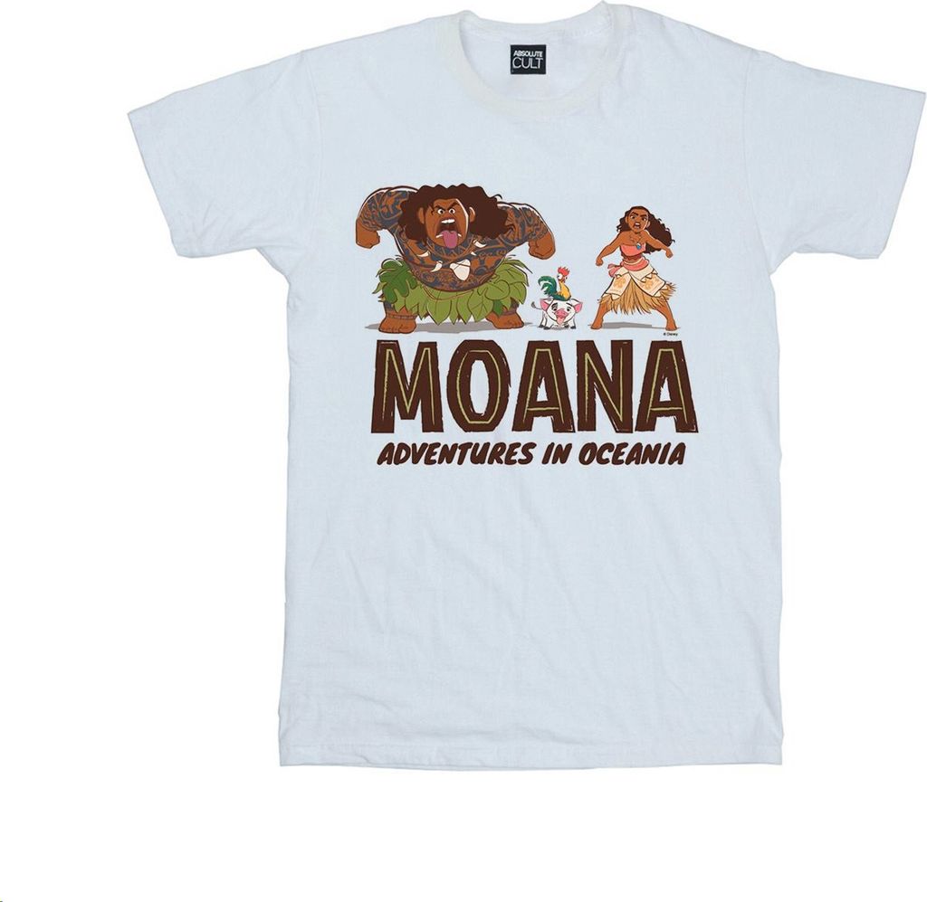 Disney - "Adventures In Oceania" T-Shirt für Damen BI39357 (XL) (Weiß)