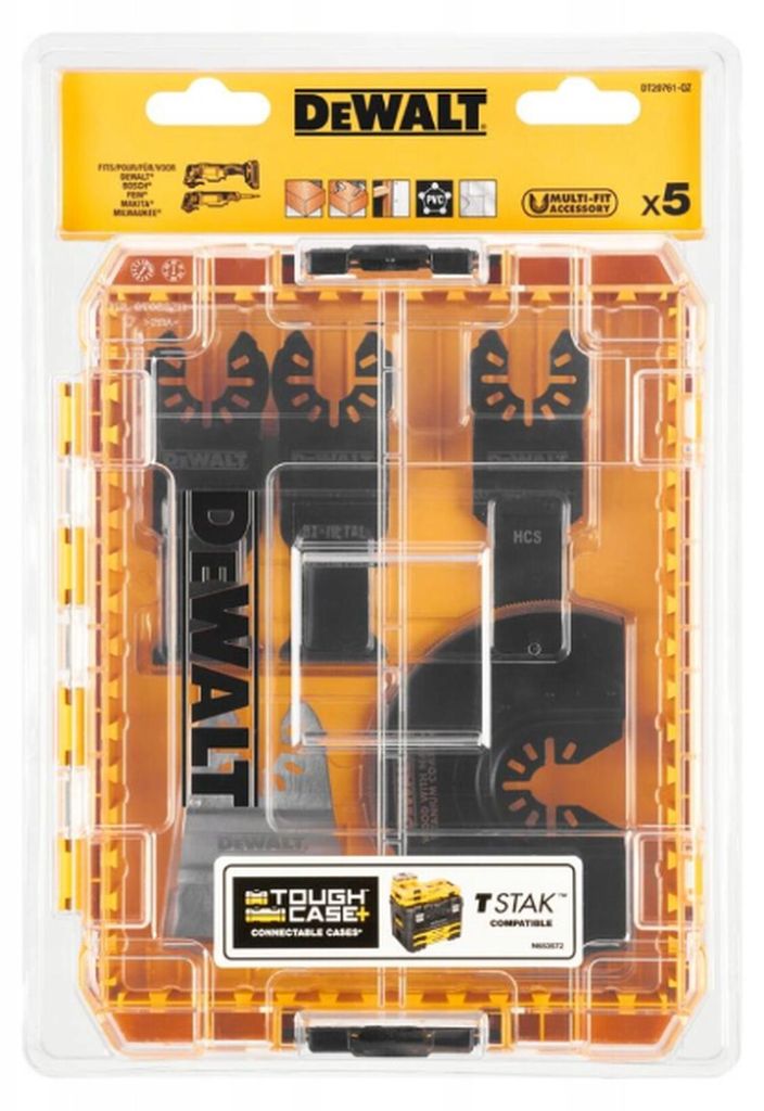 Sägeblattsatz STANLEY BLACK+DECKER DEWALT MT 5-teilig BiM für Holz und Metall
