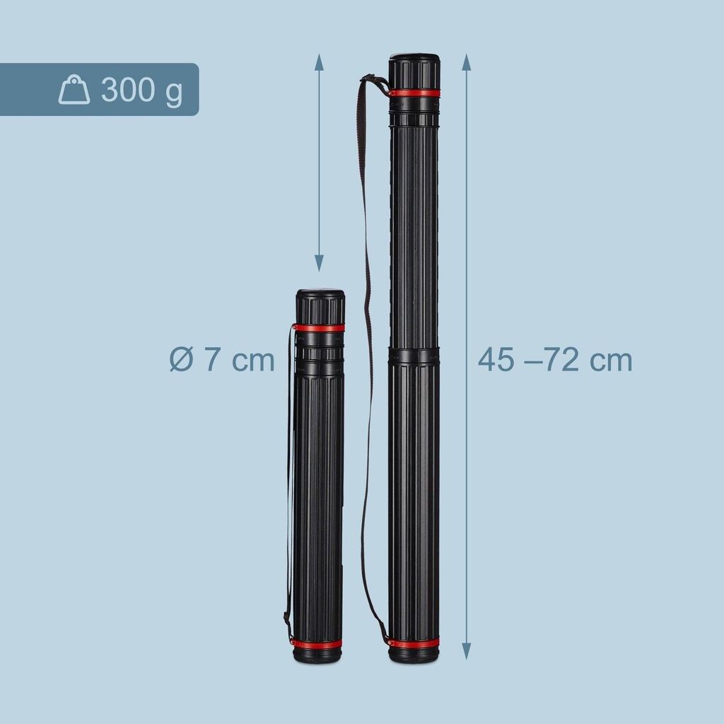 Teleskop-Posterrohr - Verstellbar, tragbar, sicher