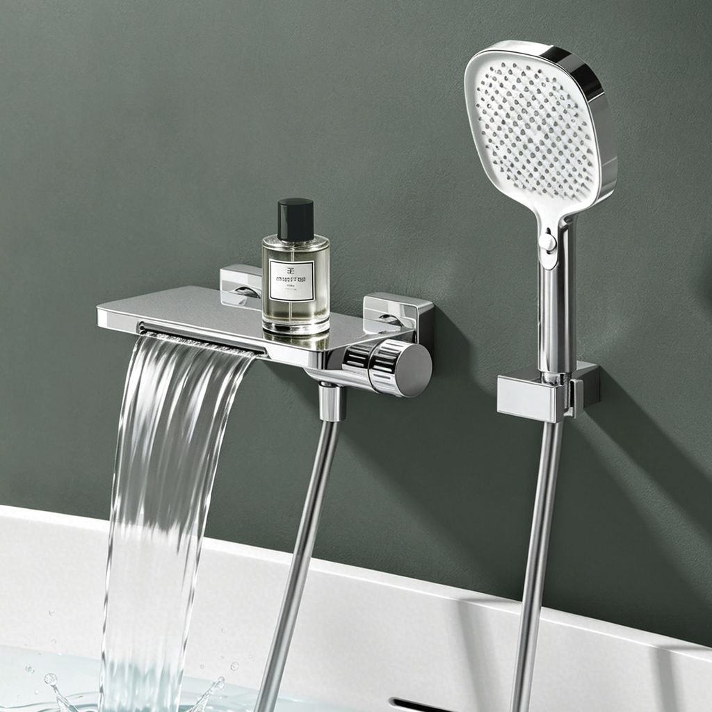 Mai & Mai Badewannenarmatur mit Handbrause Wasserfall Produktbild 